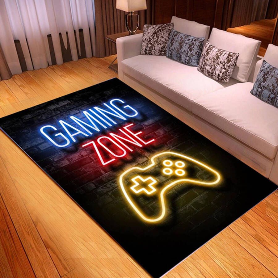 Game kamer mat Computer PRO Games Tapijt Gaming zone Leuke tekst Decoratie spel lounge - Foto 2