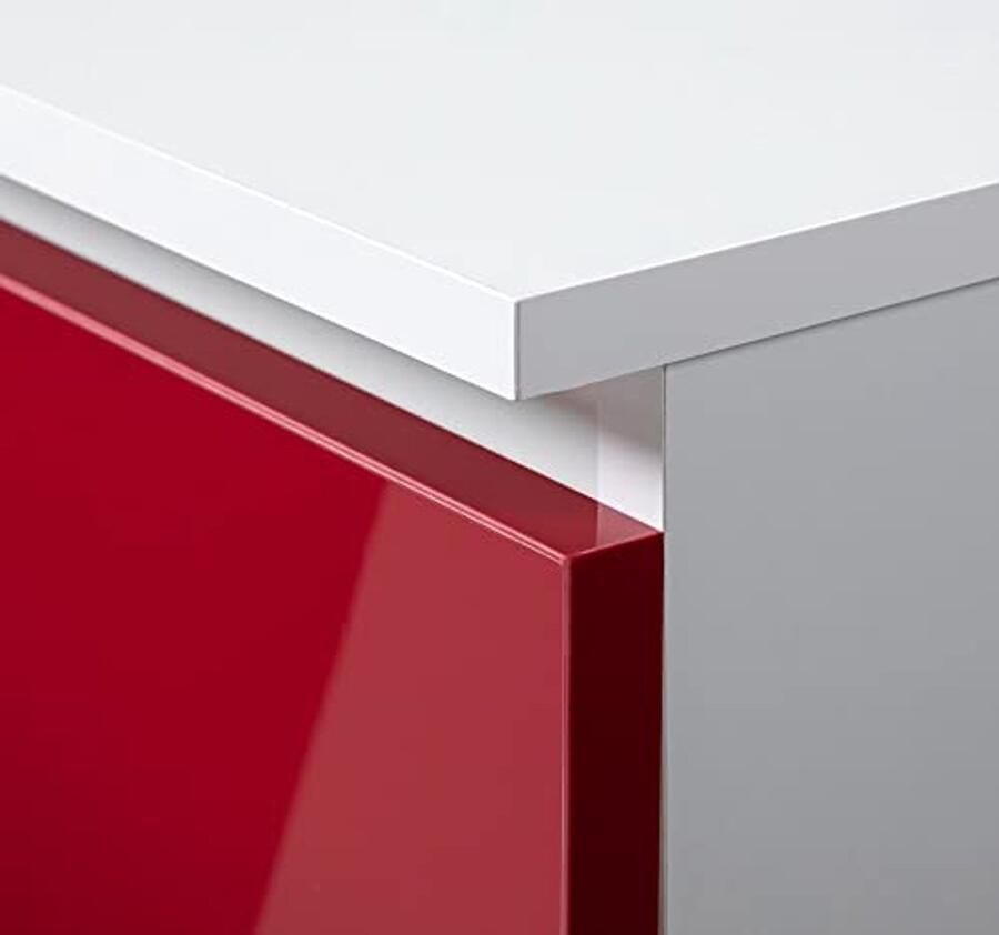 Computertafel met 4 Laden Ergonomisch Bureau Hoogwaardige Kwaliteit Modern Design Thuis en Kantoor