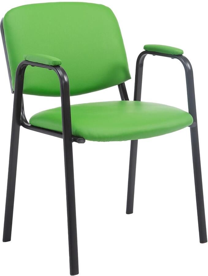 Conferentiestoel Kunstleer Stapelstoel Ruimtebesparend en comfortabel