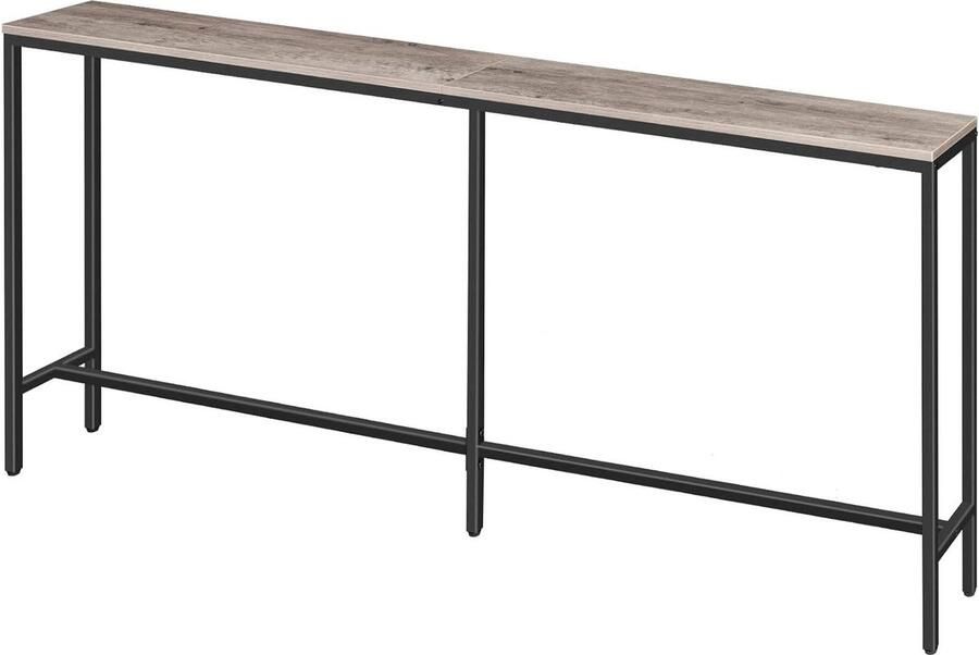 Consoletafel 180 cm smalle haltafel grijs geschikt voor hal woonkamer