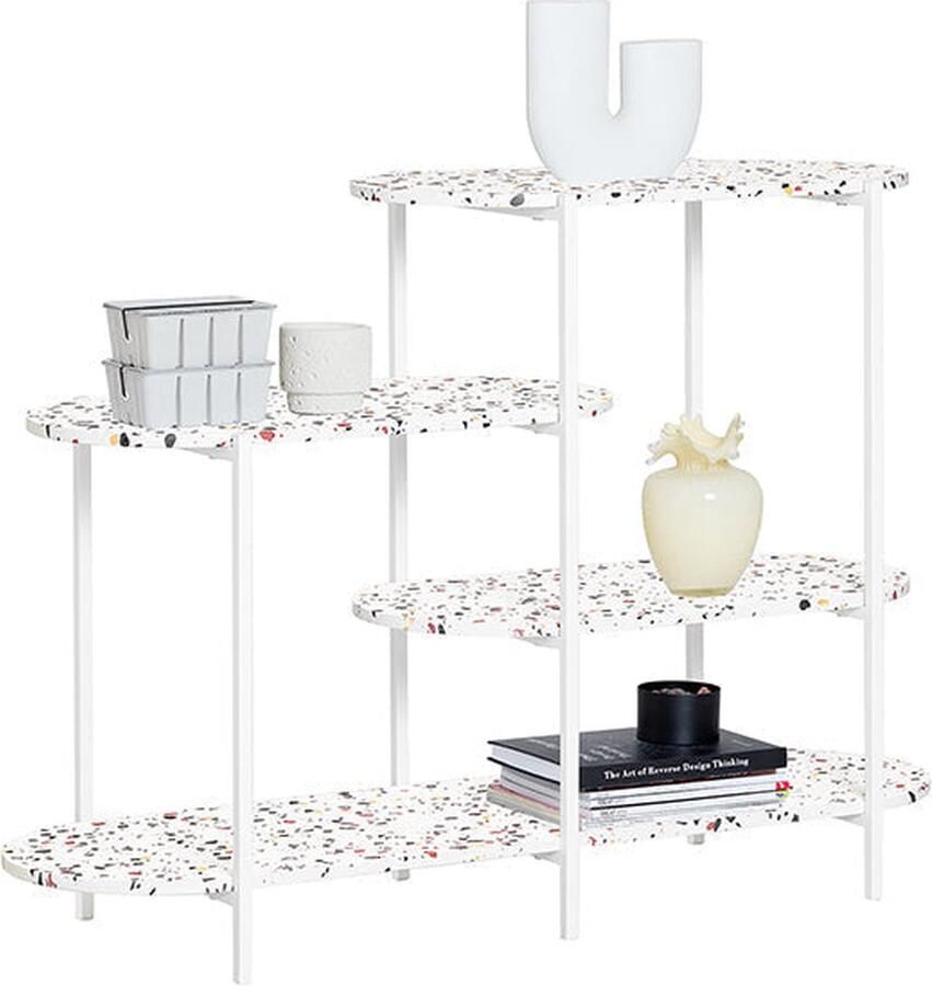 Rootz Living Rootz consoletafel entreetafel gangtafel open opbergruimte 120 cm x 86 cm x 40 cm MDF (E1) metalen frame