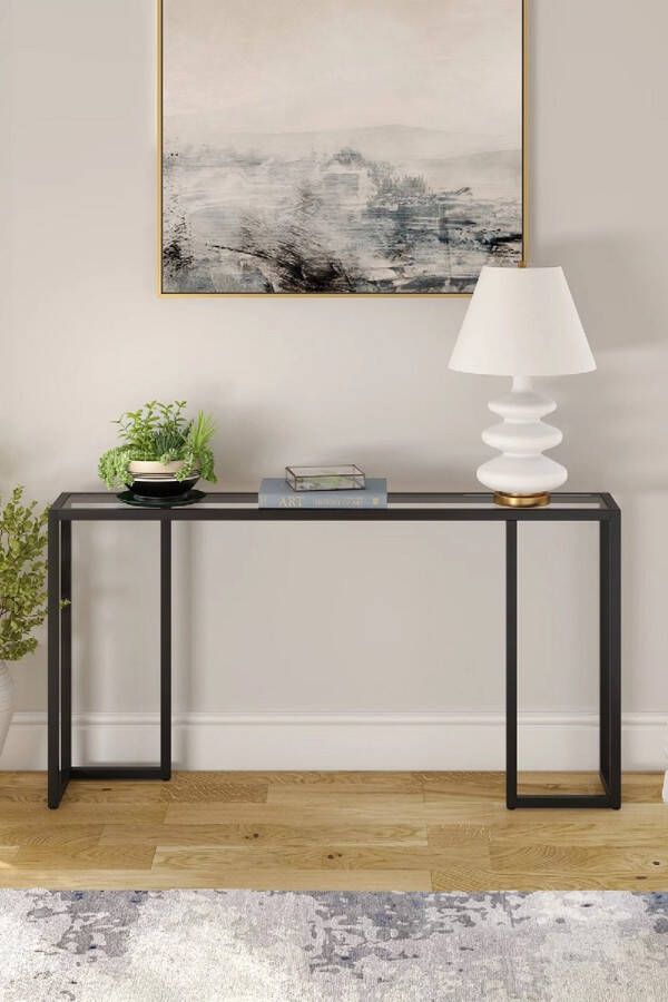 Consoletafel Sidetable Dressoir Wandtafel 73 x 120 x 25 cm zwart