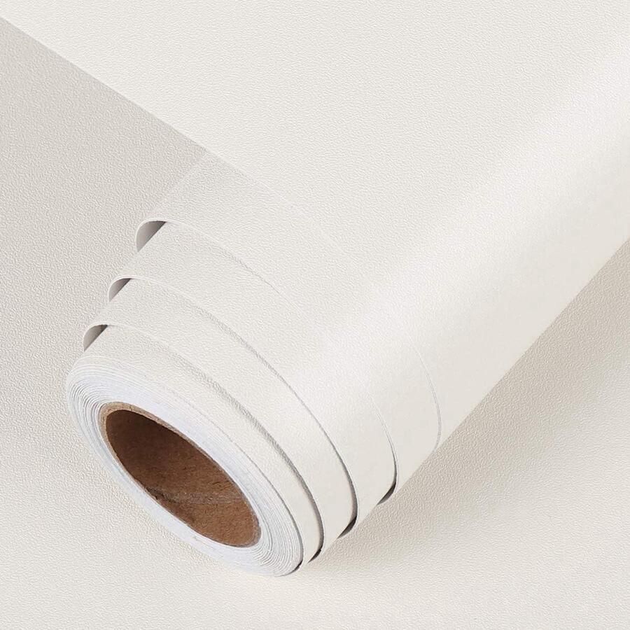 Contactpapier Crèmewit Zelfklevend Vinyl 40cm x 2m