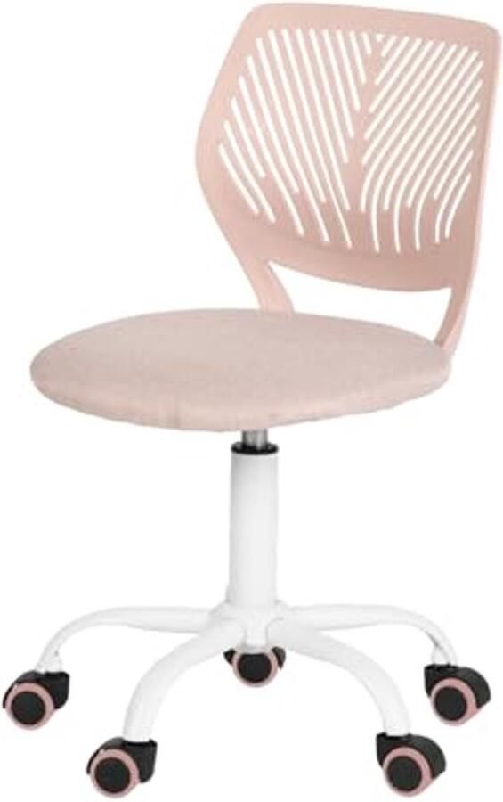 Contemporary Armloze Bureaustoel voor Thuis Draaibaar en Verstelbaar in Hoogte