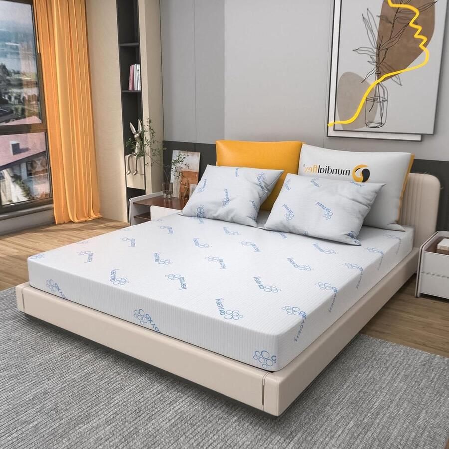 Content in HTML Memory Foam Matras 80x200 cm één één vouwmatras