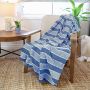 Coral fleece deken voor bank lichte zachte gezellige all-seasons lounge-deken woonkamer-decoratieve deken - Thumbnail 1
