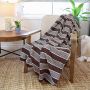 Coral fleece deken voor bank lichte zachte gezellige all-seasons lounge-deken woonkamer-decoratieve deken - Thumbnail 2