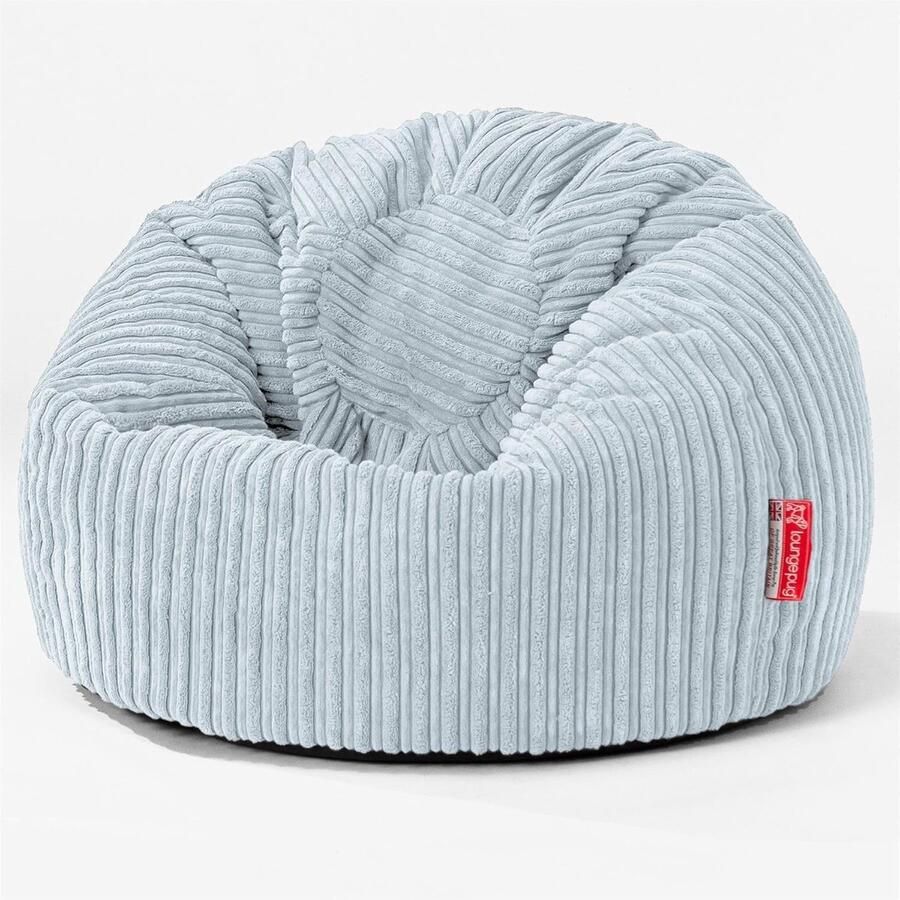 Corduroy Kinderfauteuil Zitzakken Baby Blauw Comfortabele Zitzak voor Kinderen