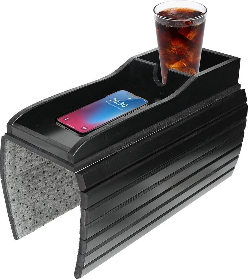 Couch Console Sofa Arm Tray Tafel Zwart