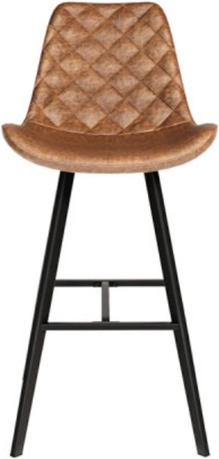 Counterstoel 'Alicante' PU Cognac DEC7972-1