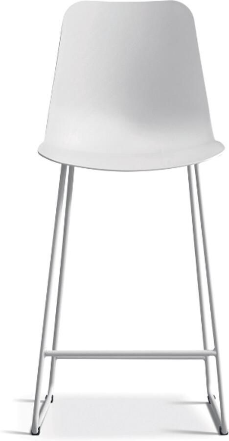 Rousseau Barkruk Marie-wit Set van 2 - Foto 3