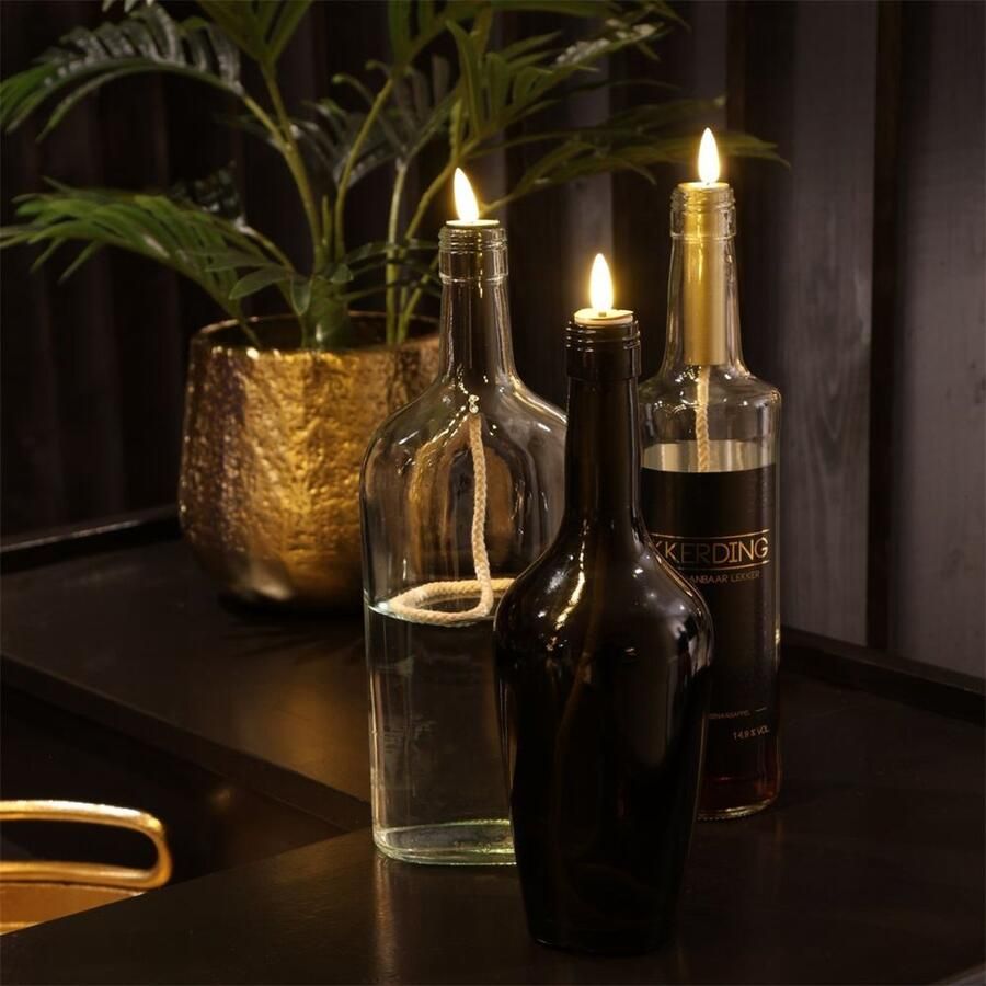 Countryfield Led Lamp voor op een fles Zwart
