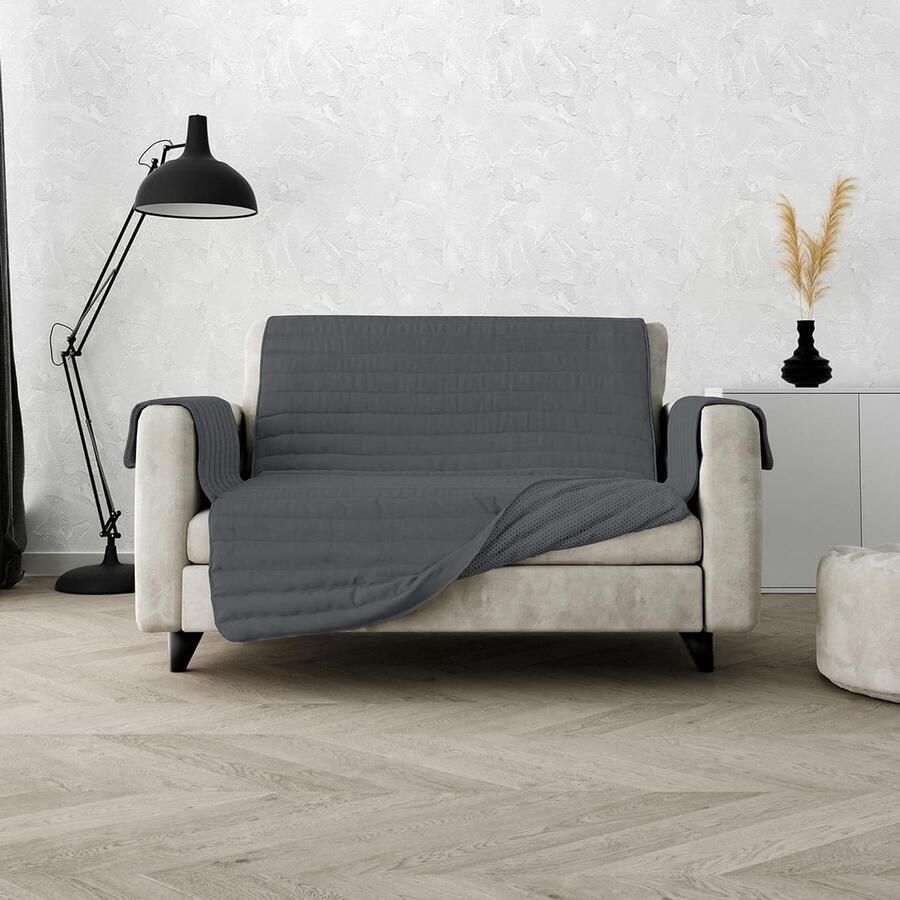 Cozy Waterdichte Bankhoes voor 2-zits bescherming 1 stuk donkergrijs waterdicht