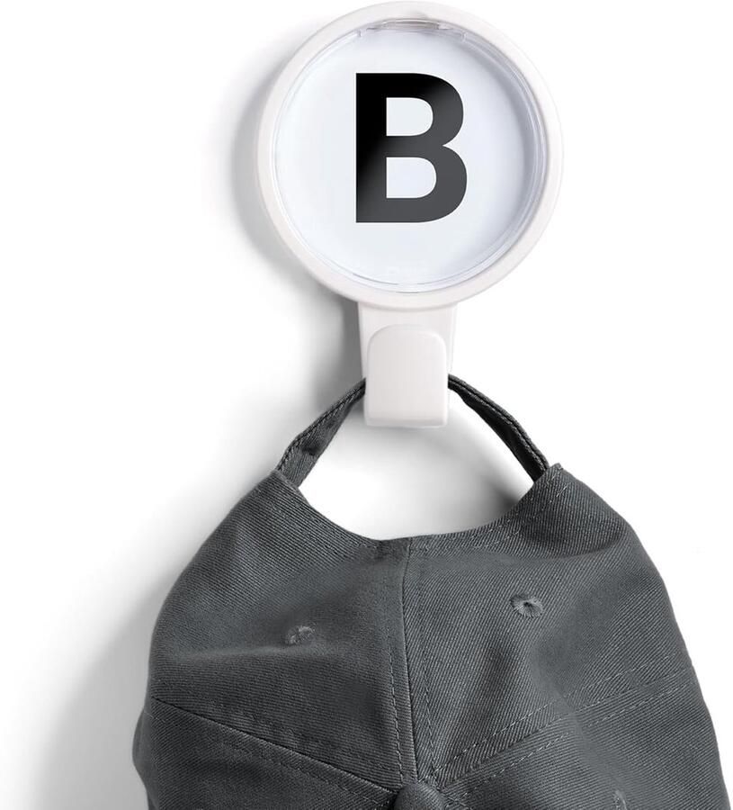 Creatieve kapstok persoonlijke uitdrukking 1 stuk wit