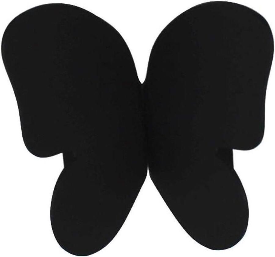 TheLau Decoratieve zwarte vlinder handgrepen voor deur garderobe en kast 1 paar