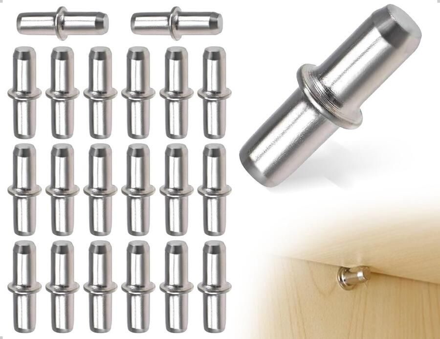 20-delige set vloerhouders plankdragers met ring voor meubels en kasten - Foto 2