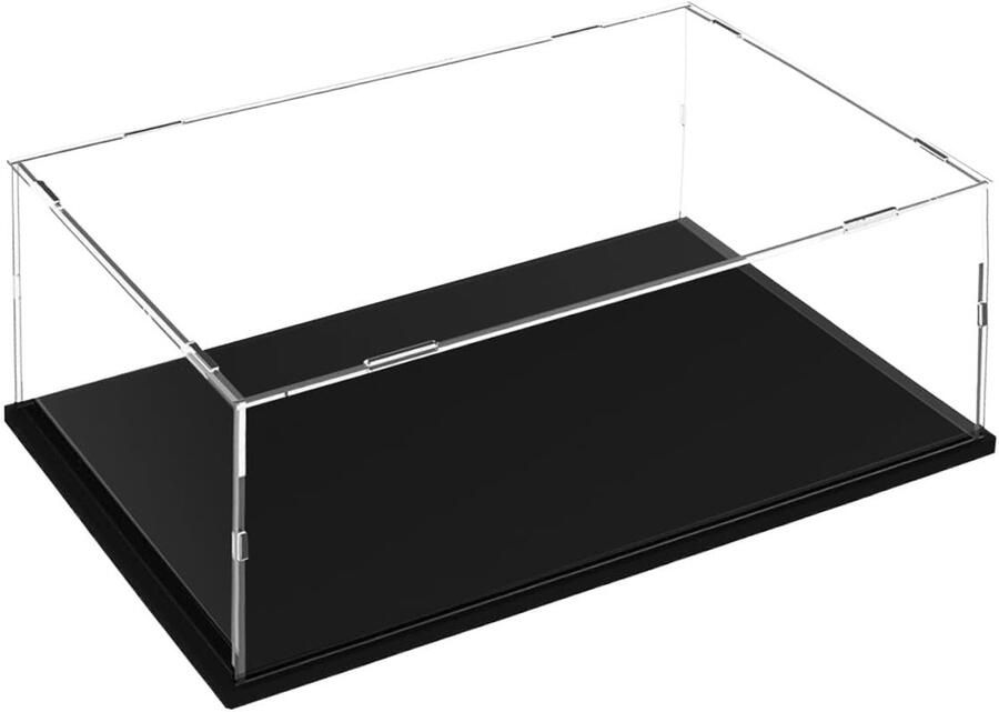 Vitrinekast voor verzamelobjecten en speelgoed Acryl 35 x 25 x 15 cm Opbergbox voor minifiguren en sieraden Displaybox voor ambachten en memorabilia Doorzichtig Displaystandaard Praktisch en stijlvol ontwerp - Foto 2