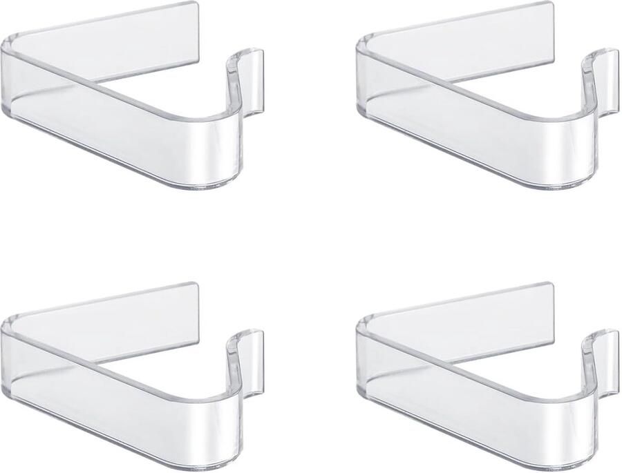 DaiUni tafelkleedclips kunststof tafelkleedclips transparante tafelkleedclips kunststof tafelkleedclip voor picknicks feesten bruiloften diners scholen 4 stuks