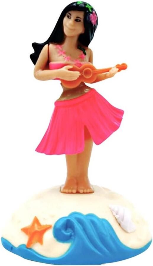 Dancing Solar Figure Hulah Solar Play Figure Hawaii Girl Car Dashboard Ornaments Solar Powered Toy Window Sill Decoration Desk Decor