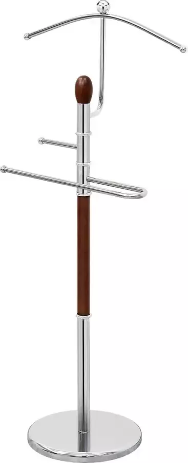 Dandy heren ober met markzware bodemplaat 53 x 27 5 x 111 cm Hout Staal verchroomd