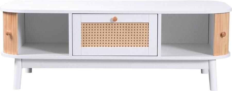 GOTAGEE De salontafel eettafel rieten koffietafel woonkamer tafel moderne bijzettafel