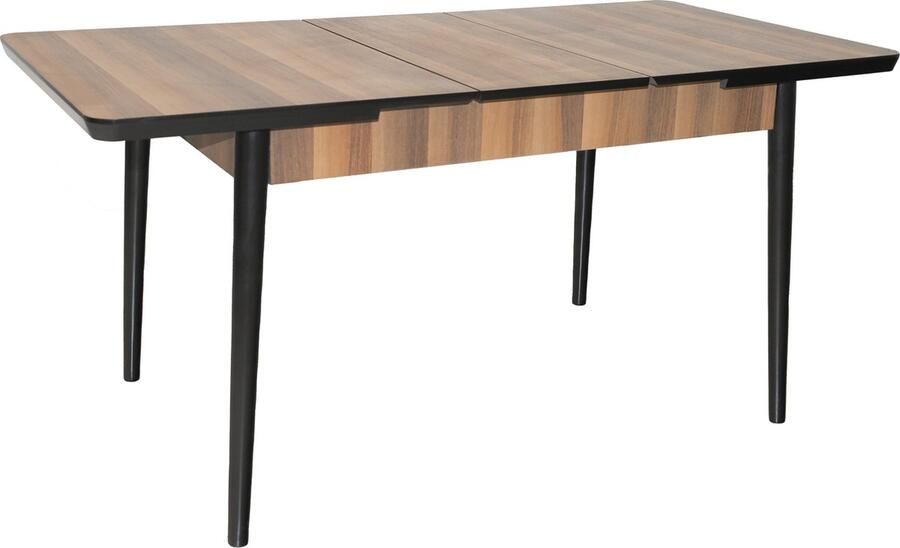 De Sfeer Keukentafel Eetkamertafel EetTafels Inklapbaar Lokale Walnoot- 165x80 cm 4 tot 6 personen MDF
