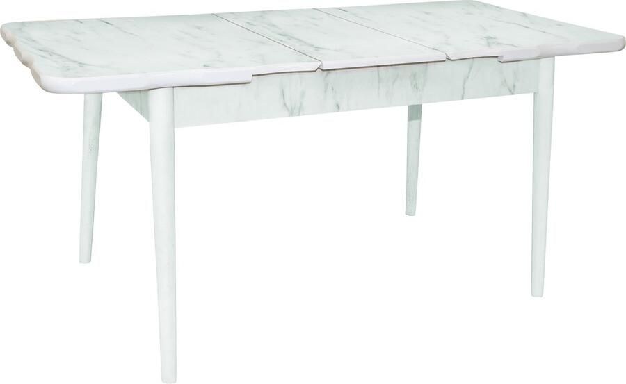 De Sfeer Keukentafel Eetkamertafel EetTafels Inklapbaar Marmo 165x80 cm 4 tot 6 personen MDF
