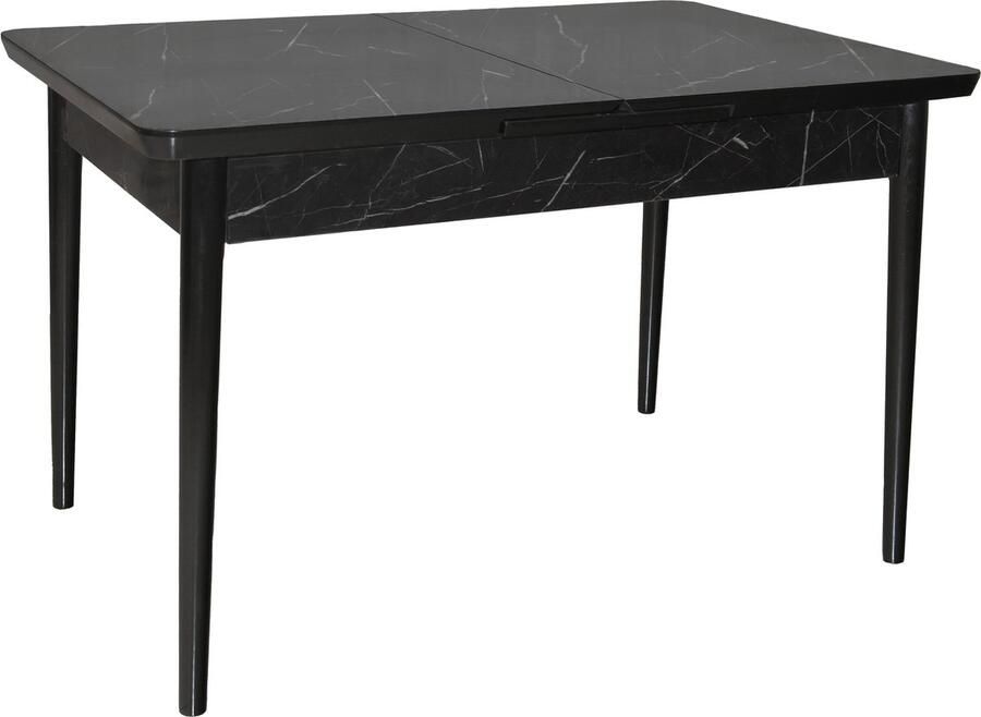 De Sfeer Keukentafel Eetkamertafel EetTafels Inklapbaar Royal Mermer 165x80 cm 4 tot 6 personen MDF