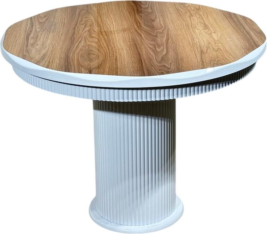 De Sfeer Keukentafel Eetkamertafel EetTafels Ronde Hazar 100X100 cm 4 tot 6 personen MDF