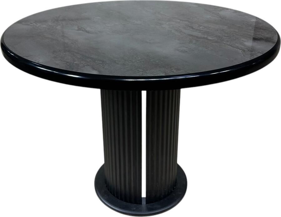 De Sfeer Keukentafel Eetkamertafel EetTafels Ronde Irony 100X100 cm 4 tot 6 personen Eettafel MDF