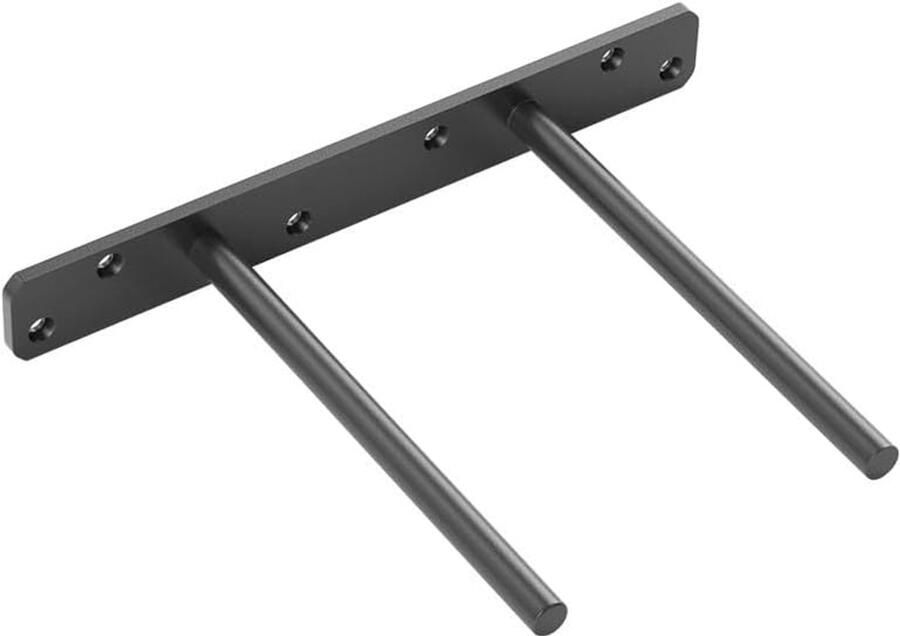 DEANKEJI Double T Shelf Holder Invisible Shelf Bracket with 6 Sets of Stretch Screws Shelf Holder is Suitable for Wall Mounting in Kitchen or Living Room