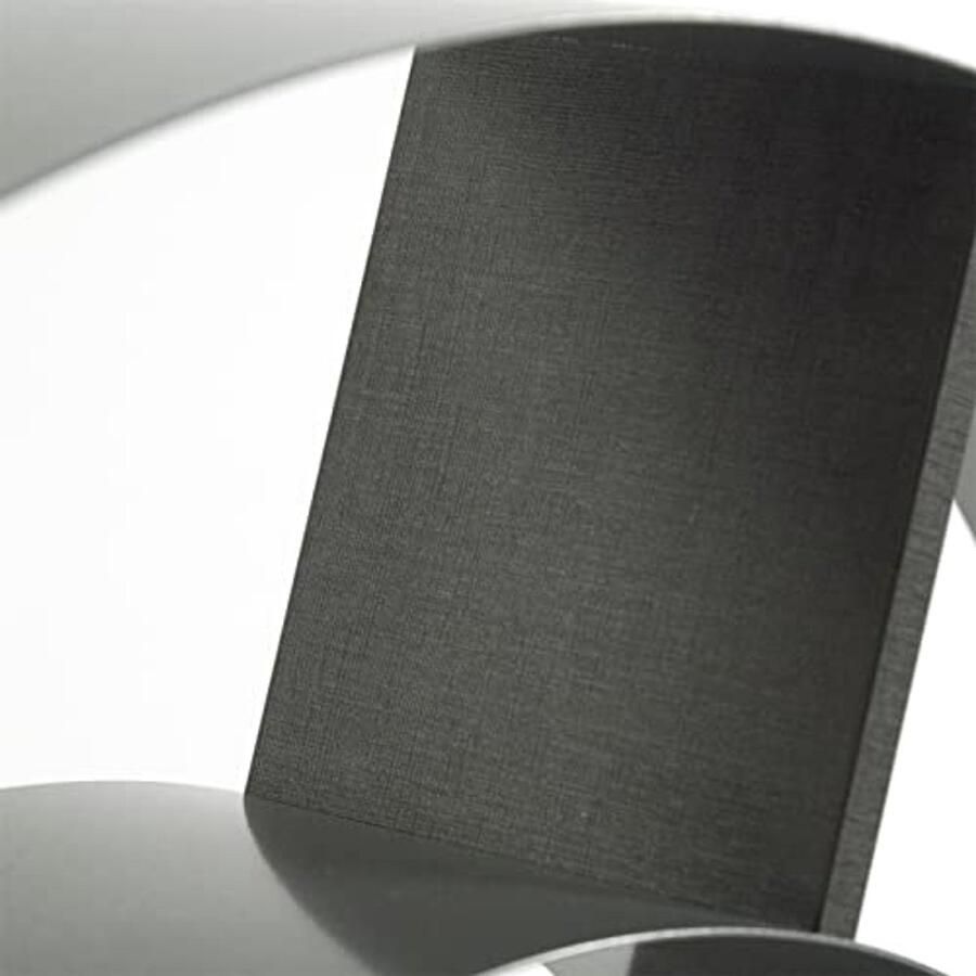 Decoratief Wandrek voor Cd's en Boeken Slakkenvormig Zilver 73 5 x 81 5 x 13 cm