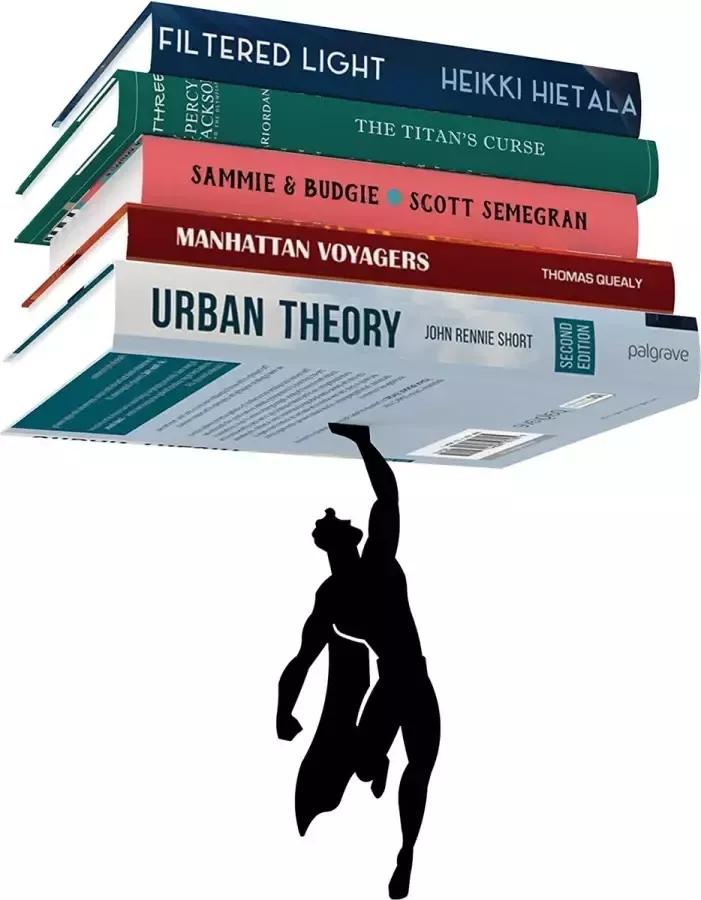 Decoratief zwevende plank esthetische boekensteun wandplank wanddecoratie boekenstandaard rek van metaal voor jongens en mannen wanddecoratie zwart boekenrek