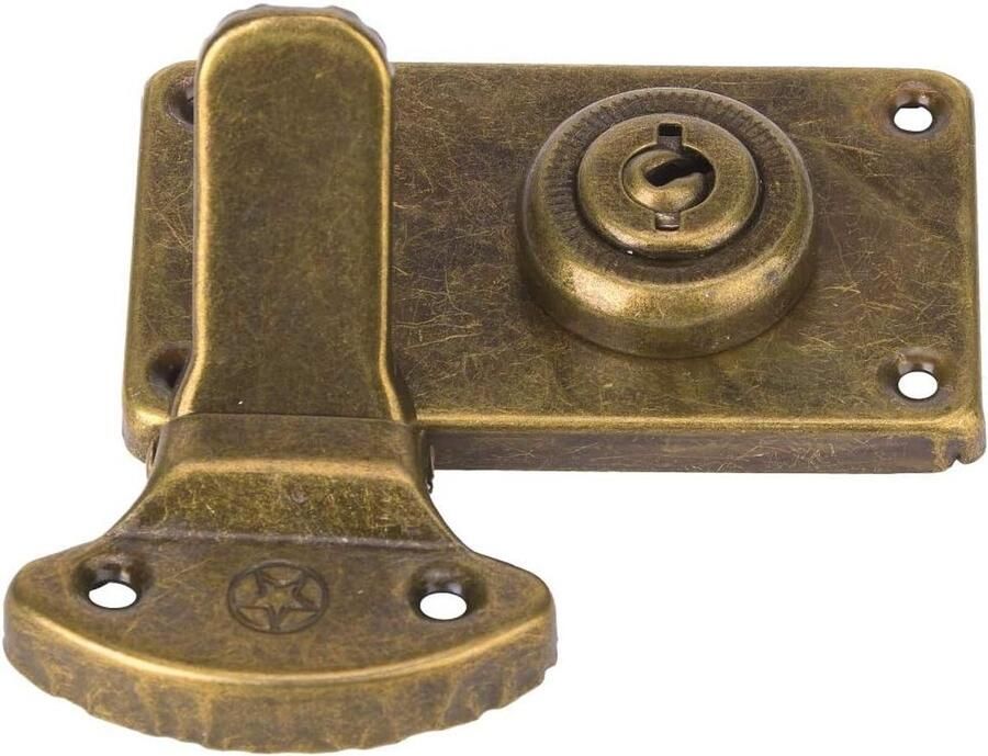 Decoratieve hasp voor meubels en kasten set van 2.9 x 1.6 inch