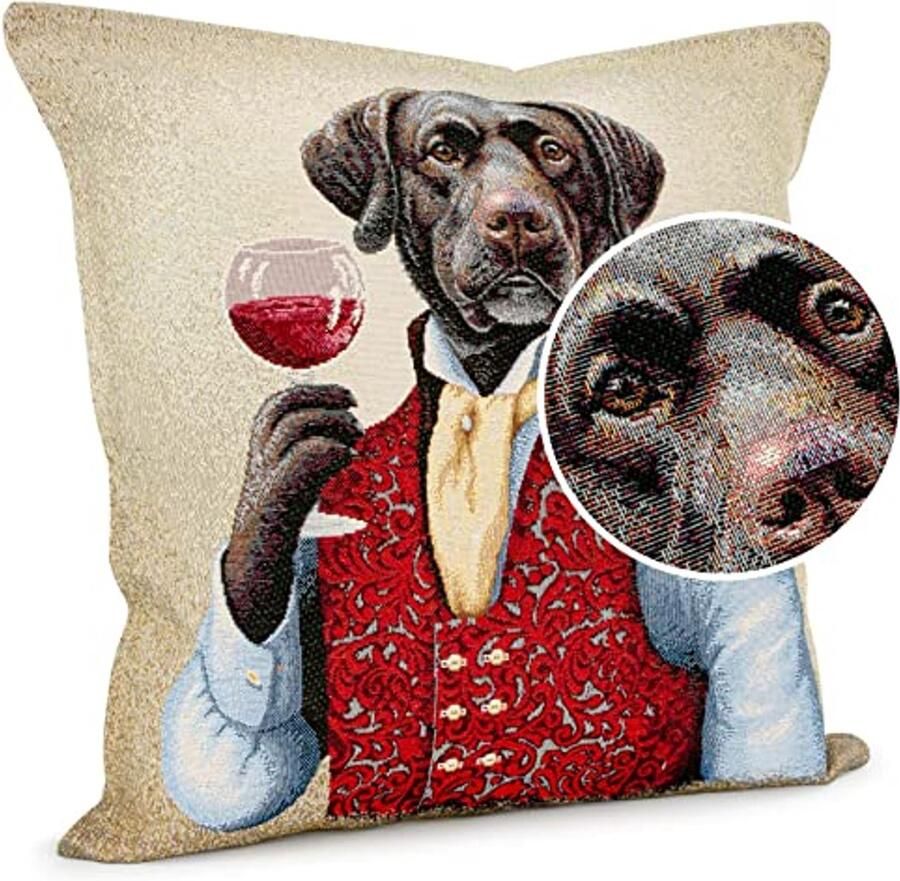 Decoratieve kussenhoes 45 x 45 cm voor bank