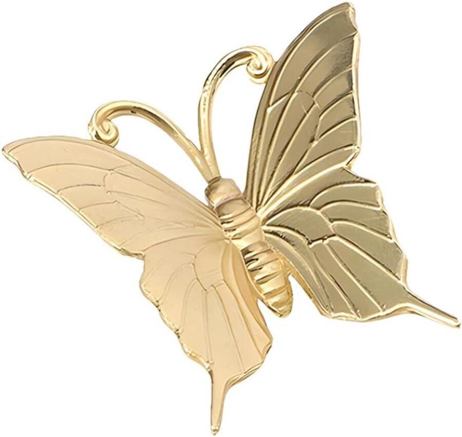 Allecto plus Vlinderkastknoppen messing dierentrekgreep voor kast ladeknop Decoratieve hardware voor commode en keuken Kledingkast accessoire 89 karakters
