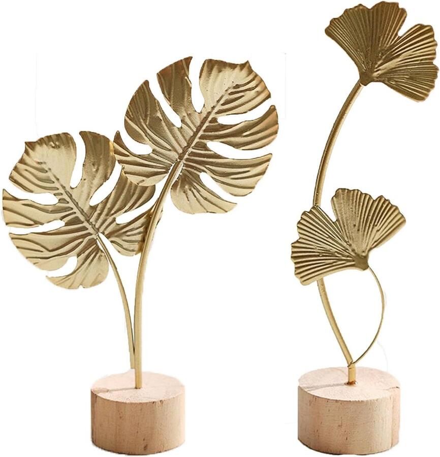 Decoratieve standaard bloem decoratie 2 stuks metalen bloem ornament huisambachten eettafel decoraties