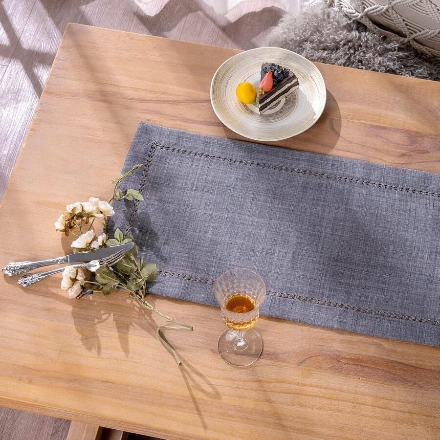 Decoratieve Tafelloper Polyester Vezel Wasbaar Eenvoudig en Comfortabel