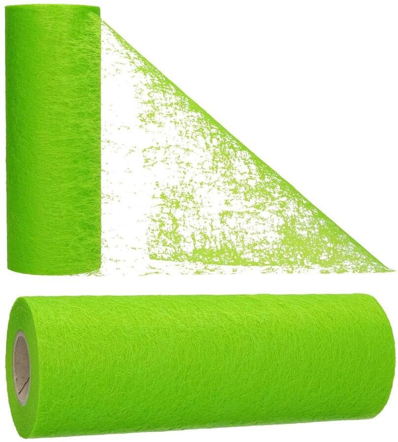 Decoratieve tafelloper van vlies veelzijdig 20 meter 15 cm breed 100% polypropyleen