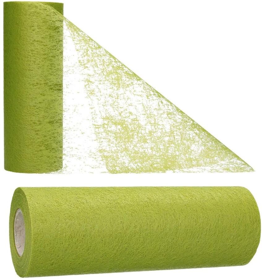 Decoratieve tafelloper veelzijdig 1 stuk 100% polypropyleen 23 cm breed 25 meter lang