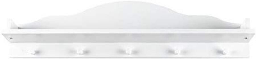 Decoratieve Wandplank voor de Kinderkamer Wolkendessin 80x14x20 cm