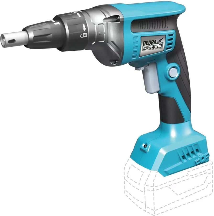 DEDRA gipsplaatschroevendraaier dradloze ZONDER ACCU