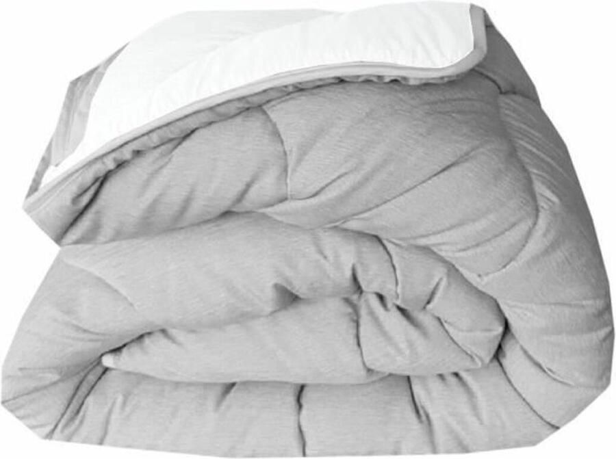 Dekbed Abeil Tweepersoonsbed Wit Grijs 240 x 260 cm