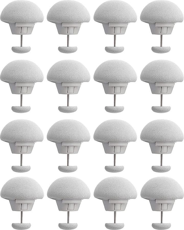 Dekbedhouder 16 stuks dekbedovertrekclips Dekbedhouder Quiltfixer Dekbedovertrekclips Dekbedspelden Paddestoelbevestigingsclip met knoop