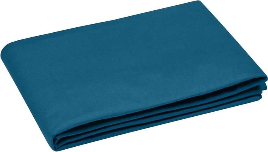 Dekbedovertrek Lovely Casa afmetingen 140 x 200 cm – 100% katoen gecertificeerd Öko-Tex – kleur petrol – model Eden – zacht en comfortabel – ideaal voor eenpersoonsbed –