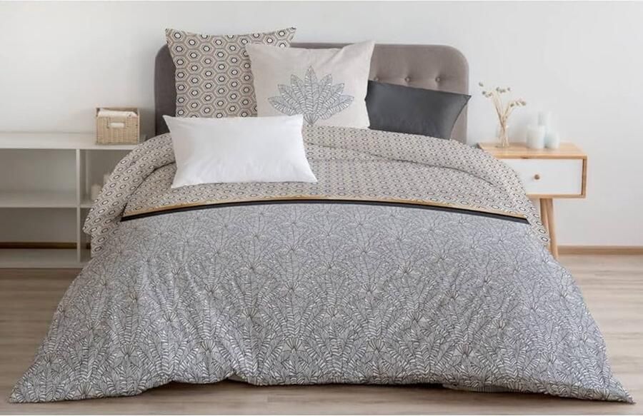 Dekbedovertrek set 100% katoen 220 x 240 cm onderhoudsvriendelijk