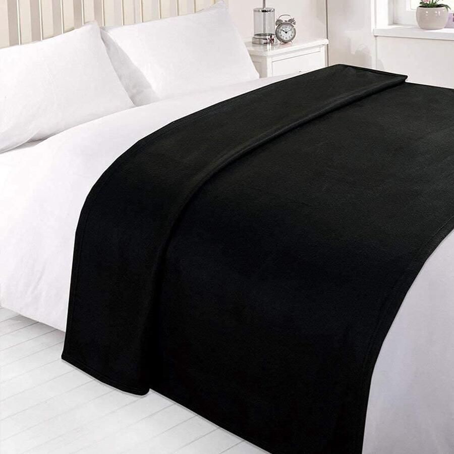 Inovra Superzachte Luxe Fleece Deken voor Bank Bed en Outdoor Gebruik 120x150 cm