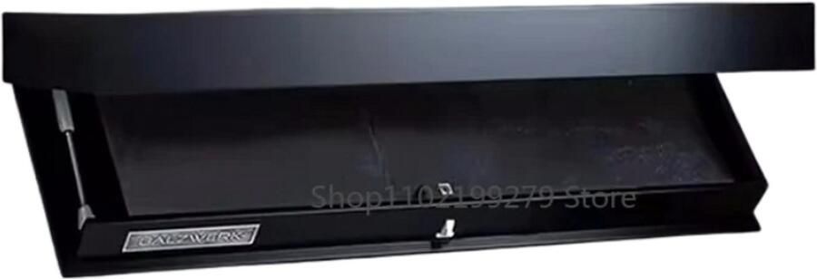 Delilah s Zwevende Wandplank – Houten Wandplank met Verborgen Compartiment –Zwart- 40×21×7 2 cm – Massief Hout – Drijvende Plank met Onzichtbare Bevestiging