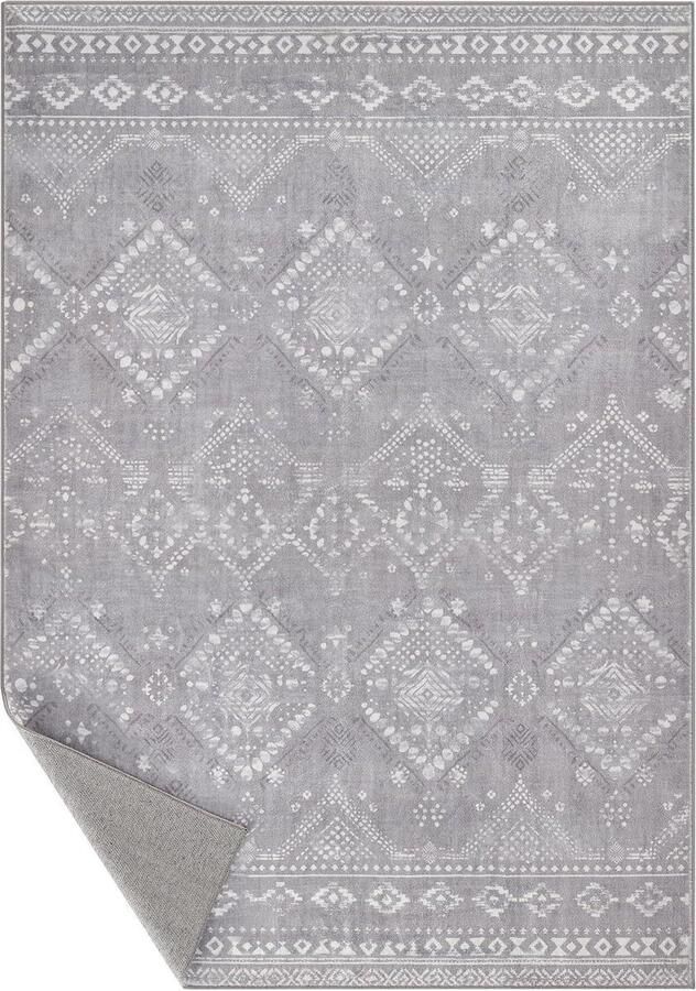 Denz Home Vloerkleed 120 x 170 cm – Grijs Tapijt voor Woonkamer of Slaapkamer Antislip & Machinewasbaar