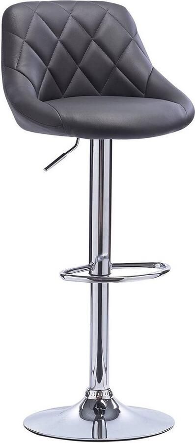 Bolt Edge Designer Barkruk Grijs Ergonomisch Verstelbaar Zithoogte 60-82cm Set van 1